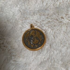 Avon Gold and Silver Scorpio Pendant VINTAGE